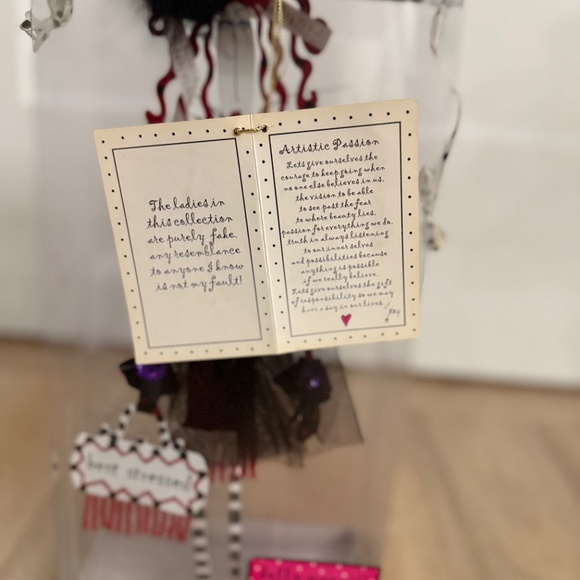 WOMEN'S GIFT-DOLLY MAMA "BEST STRESSED" FUN METAL DOLL-NEW IN BOX-UNIQUE GIFT! - Picture 9 of 9